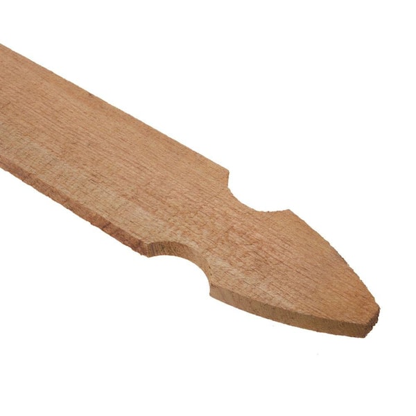 Outdoor Essentials 5/8 in. x 3-1/2 in. x 3-1/2 ft. Western Red Cedar French Gothic Fence Picket (13-Pack)