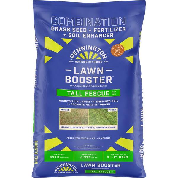 Pennington 35 lbs. Tall Fescue Lawn Booster with Smart Seed, Fertilizer and Soil Enhancers