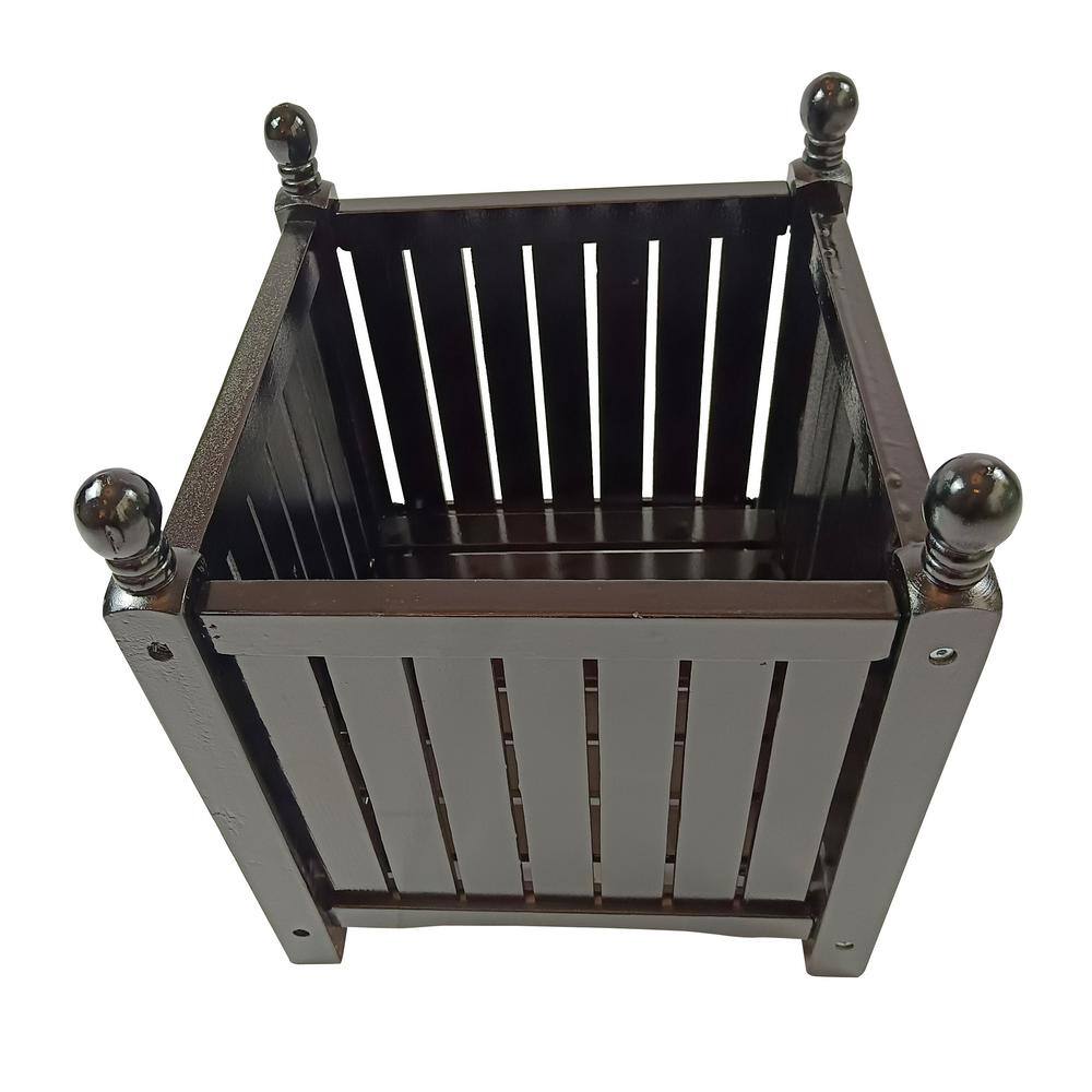 Wood Outdoor Square Wooden Flower and Herb Pot for Garden, Porch and Patio price history on PriceWatchPro