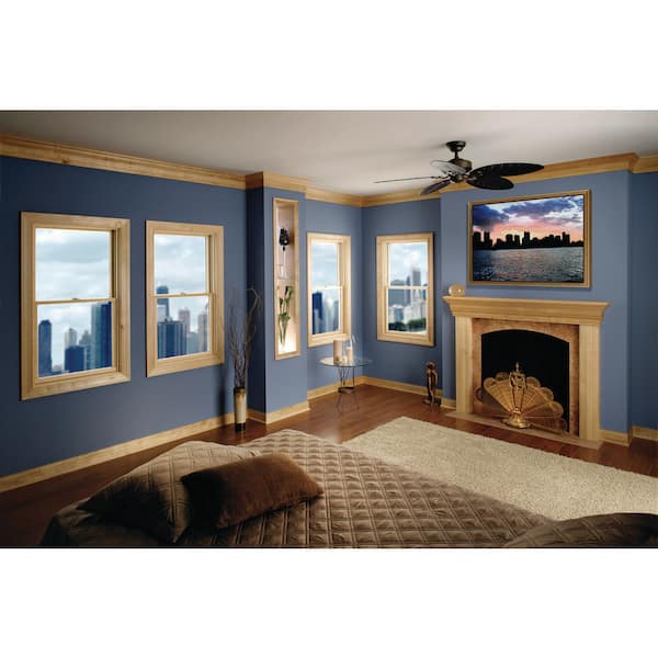 HOUSE OF FARA 11/32 in. x 3 in. x 86 in. Hardwood Mullion Casing Wood Moulding