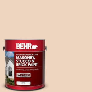 1 gal. #PPU4-10 Porcelain Skin Satin Interior/Exterior Masonry, Stucco and Brick Paint