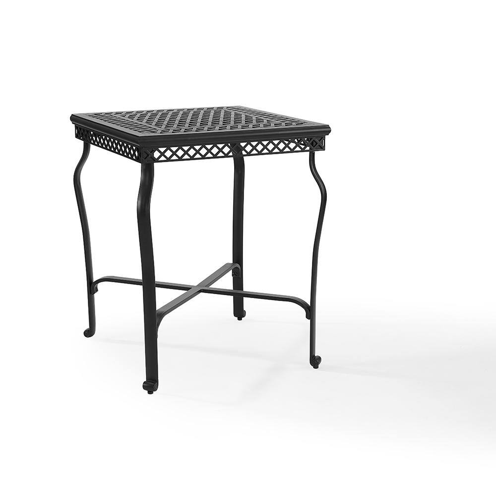 Crosley Palermo Cast Aluminum Patio Outdoor Bistro TableCO6202BK