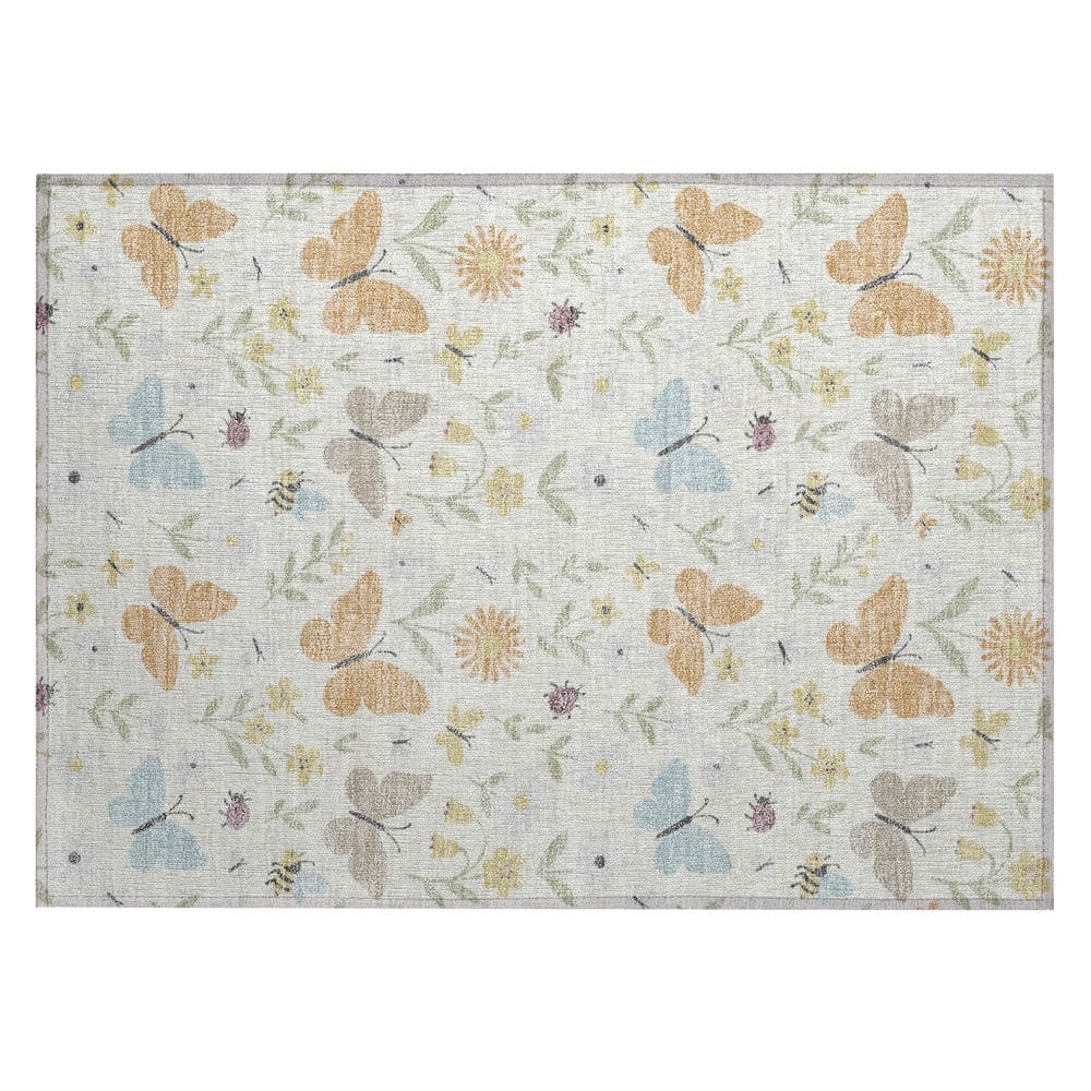 Chantille Machine Washable Indoor/Outdoor Abstract ACN2618 Ivory 2 ft. x 3 ft. Accent Rug price history on PriceWatchPro