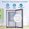 JEREMY CASS 21.06 in. W 2.8 cu. ft. Freezer Manual Defrost Chest Freezer  with Adjustable Thermostat in White FLGJPY23031802 - The Home Depot