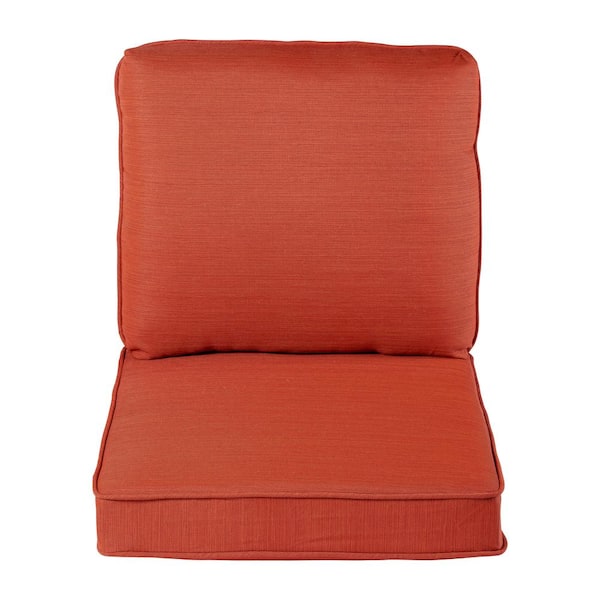 Outdoor Lounge Chair Cushion, Orange Lounge Chair Cushions