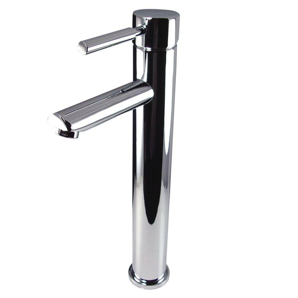 Fresca Tolerus Single Hole 1 Handle Vessel Bathroom Faucet In Chrome Fft1041ch The Home Depot