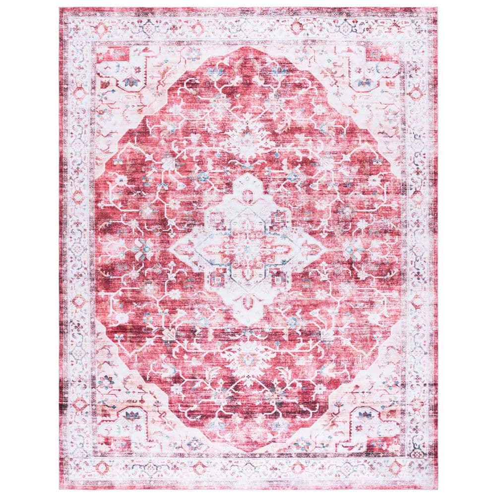 Martha Stewart Washable Rust/Gold 8 ft. x 10 ft. Machine Washable Abstract Medallion Area Rug price history on PriceWatchPro
