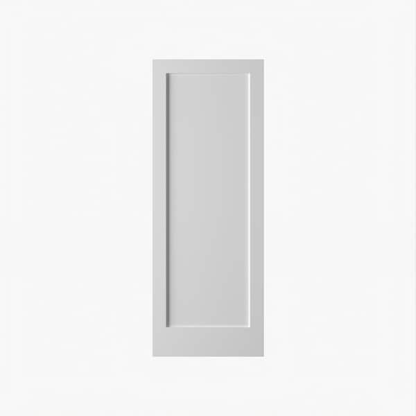 RESO 34 in. x 96 in. Single Panel Solid Core Composite Primed White Smooth Texture Interior Door Slab