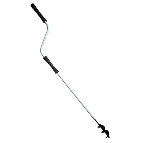 43.3 in. L Rustproof Iron Manual Compost Aerator Composter Tool 1-Pack for Compost Bins and Garden Waste Decomposition