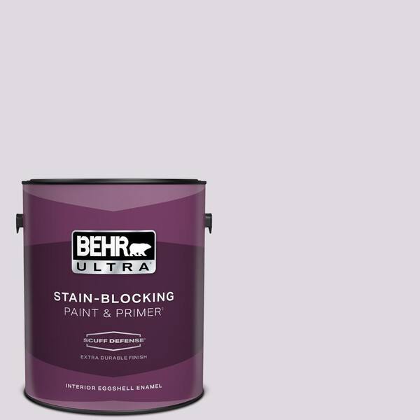 BEHR ULTRA 1 gal. #PR-W01 Mystical Mist Extra Durable Eggshell Enamel Interior Paint & Primer