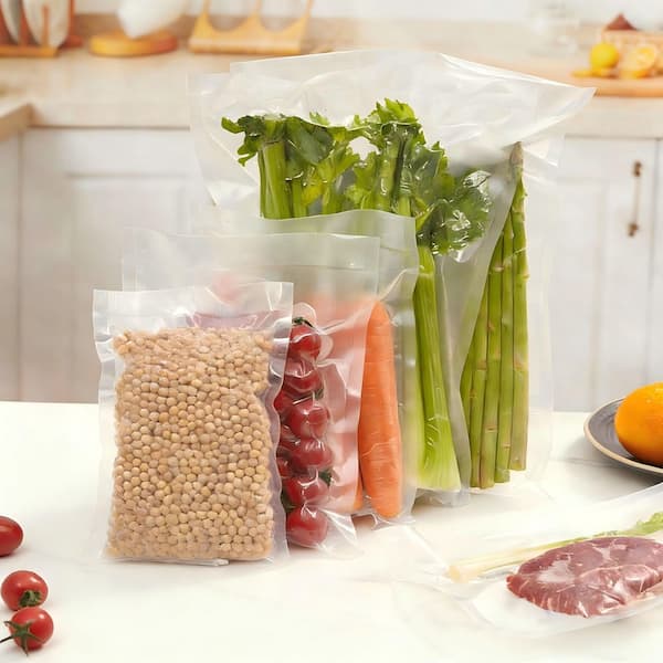 Vacuum Sealer Bags Sets with Commercial Grade, PreCut for Kitchen, Food Storage, Meal Prep or Sous Vide (150-Pack)