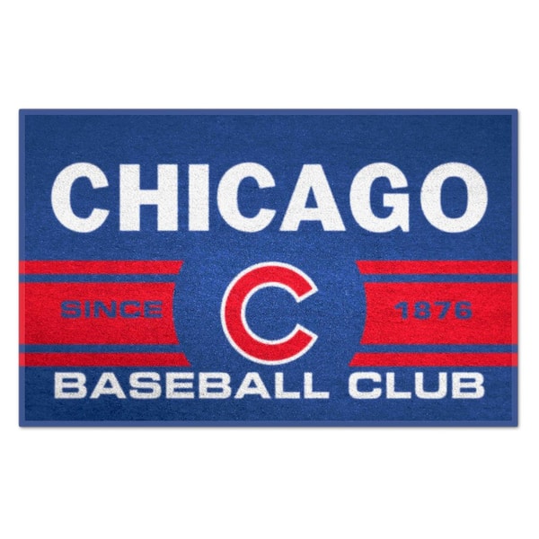 FANMATS MLB Chicago Cubs Blue 2 ft. x 3 ft. Area Rug