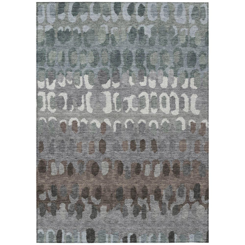 Chantille Machine Washable Indoor/Outdoor Abstract ACN2529 Basil 3 ft. x 4 ft. Area Rug price history on PriceWatchPro