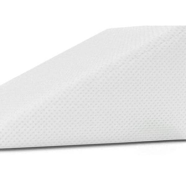 White Memory Foam Maternity Wedge Sleeping Pillow