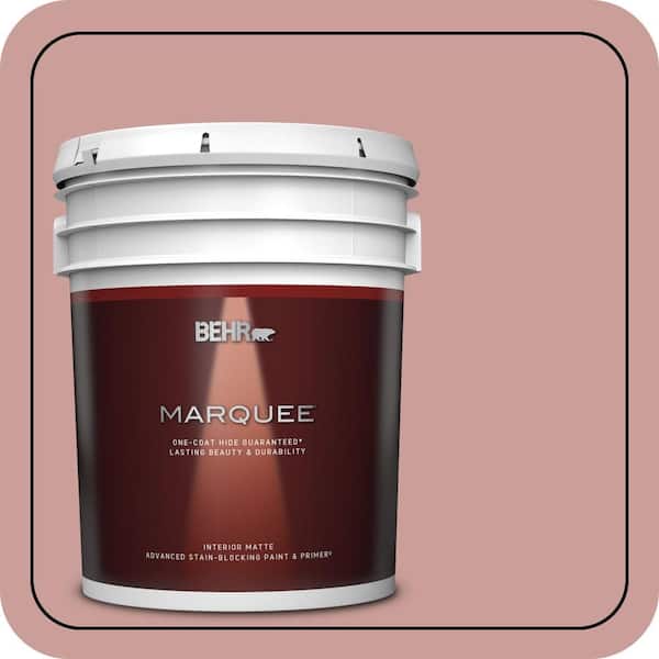 BEHR MARQUEE 5 gal. #170F-4 Fondue Matte Interior Paint & Primer