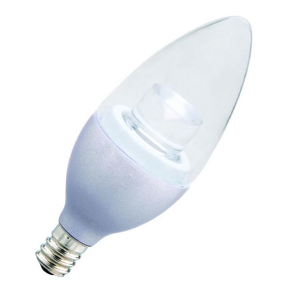 HALCO LIGHTING TECHNOLOGIES 25-Watt Equivalent 3-Watt B11 Dimmable LED Chrome Warm White 2700K Light Bulb 80790