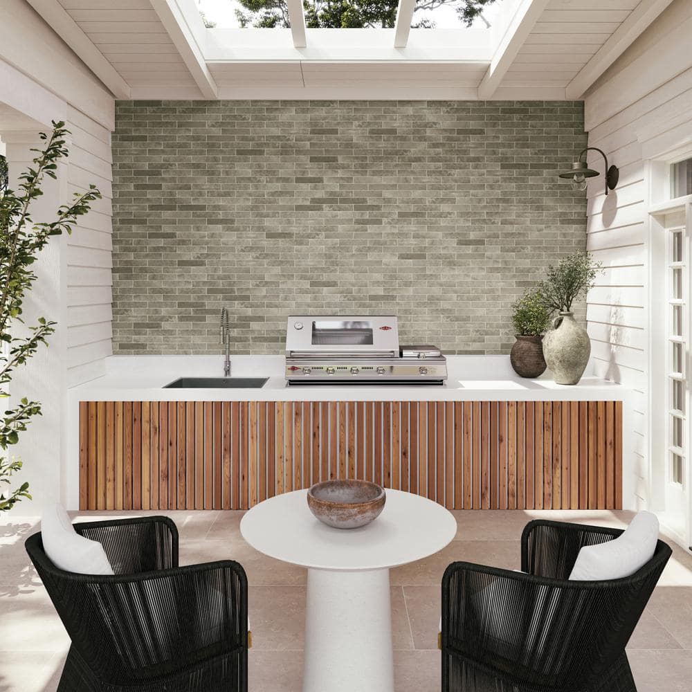 Montana Silverbow Matte Porcelain Brick Look Wall & Floor Tile