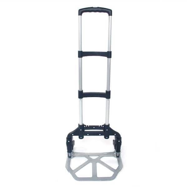 Durable Foldable Collapsible Luggage Cart Heavy Duty Portable Hand Truck Space Saving Trolley for Travel and Moving