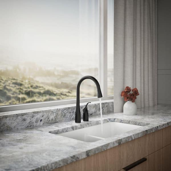 ❇KLOOP❇ KOHLER Simplice Single-Handle Pull-Down Sprayer Kitchen Faucet in