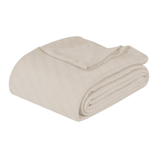 SUPERIOR Milan Ivory Textured Cotton Striped Lightweight Woven