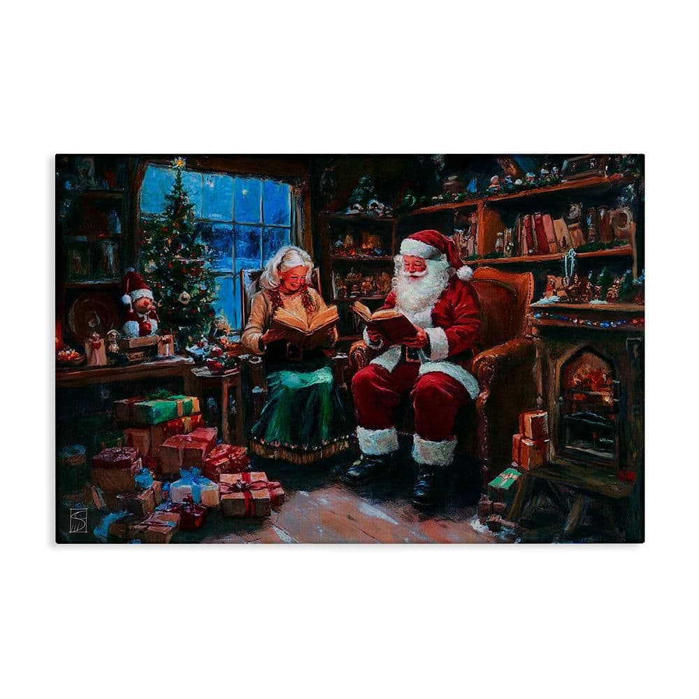 Joyous Mr. and Mrs. Claus by Sara Culpepper 1-Piece Unframed Graphic Religious Art Print 20 in. x 30 in. price history on PriceWatchPro