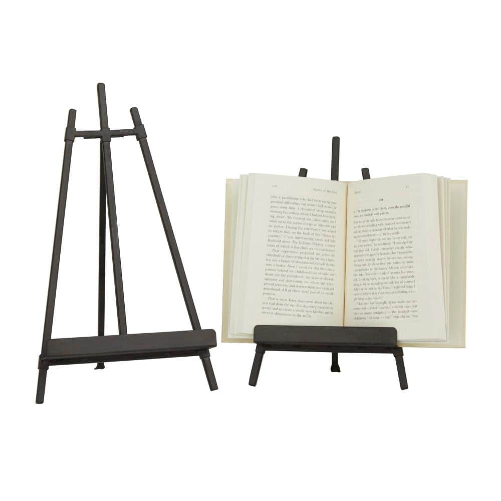 Garden Stone Easel Black Metal Black Easel Garden Stones and Picture Frames  Metal Stand Stepping Stone Easel for Memorial Stone 