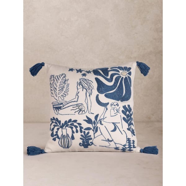 Sialkot Throw Pillow Cover-20 in. x 20 in.