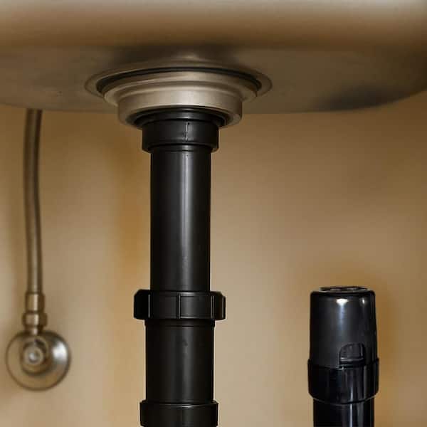 Everbilt 1-1/2 in. NPT Black ABS In-Line Air Admittance Vent