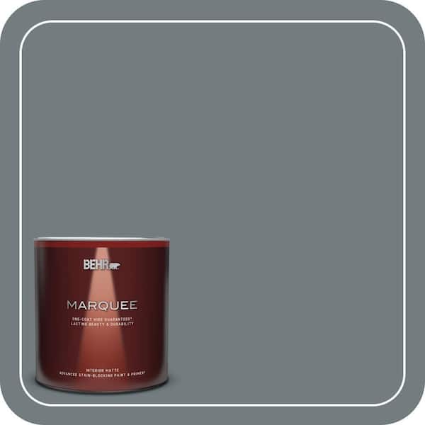 BEHR MARQUEE 1 qt. #720F-5 Hidden Peak Matte Interior Paint & Primer