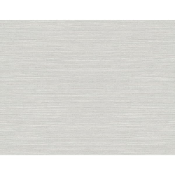 A-Street Prints Moroccan Light Grey Sisal Textured Vinyl Non-Pasted Repositionable Wallpaper