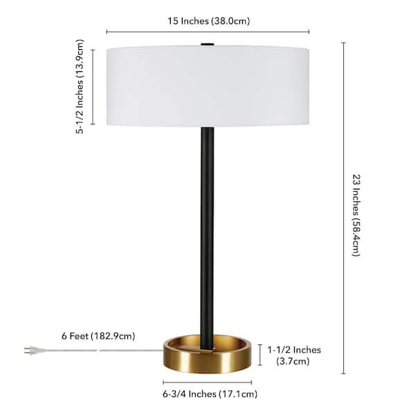 【照明】Mercros TEPS TABLE LIGHT Simple Designs LT1087-BLK Petite Brushed Nickel USB Charging