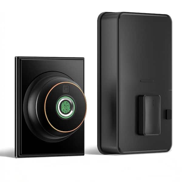 3-in-1 Biometric Security Lock Keyless Entry System in Black, IP 63