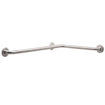 24 in. x 48 in. Concealed Screw Grab Bar in Satin Stainless