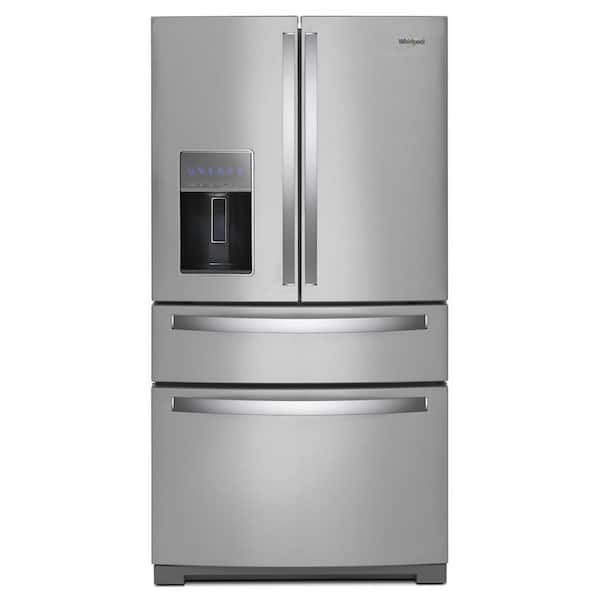 36 in. 26 cu. ft. Standard Depth French Door Refrigerator in Fingerprint Resistant Stainless Steel with Triple Crisper
