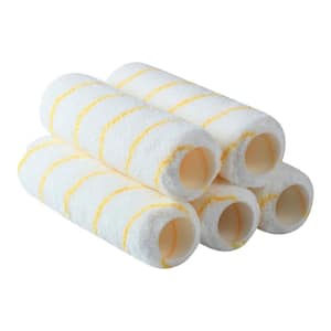9 in. x 1/2 in. Standard Fabric Paint Roller Covers (5-Pack )
