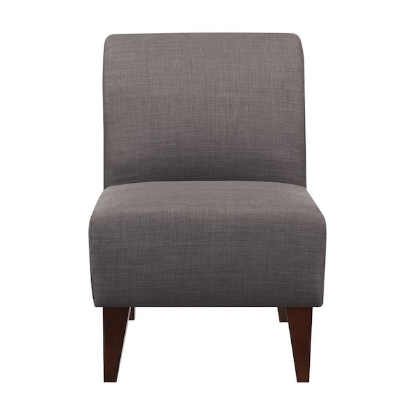 Unbranded North Accent Slipper Charcoal Side Chair
