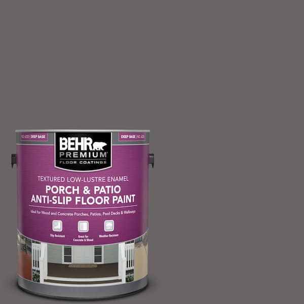 BEHR PREMIUM 1 gal. #PPU17-19 Arabian Veil Textured Low-Lustre Enamel Interior/Exterior Porch and Patio Anti-Slip Floor Paint