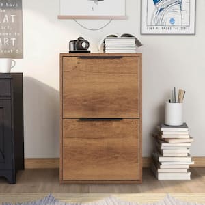 Grooved Wood 2-drawer Vertical Filing Cabinet - Natural - Hearth & Hand™  With Magnolia : Target