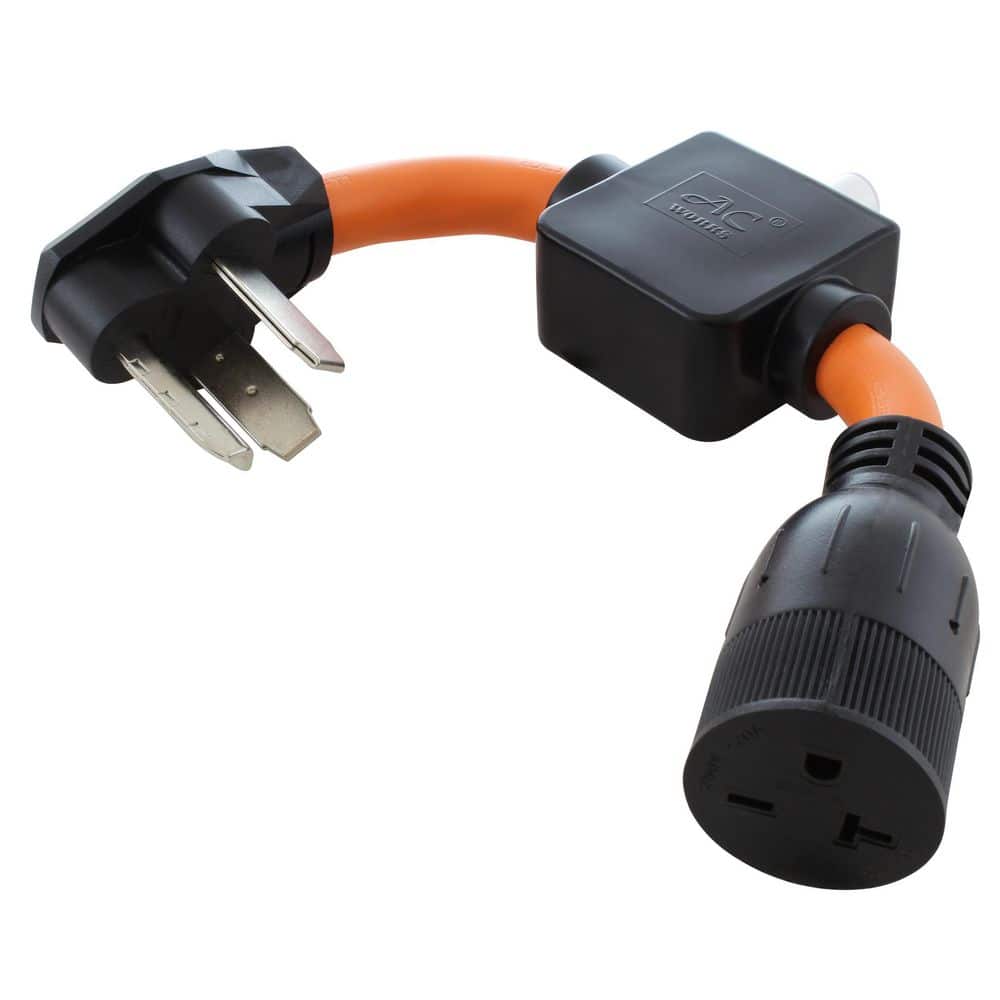 3-Prong Dryer Plug to 6-20 Outlet with 20A Inline Breaker 1ft 10 / 3 STW Indoor/Outdoor Cord in Orange price history on PriceWatchPro