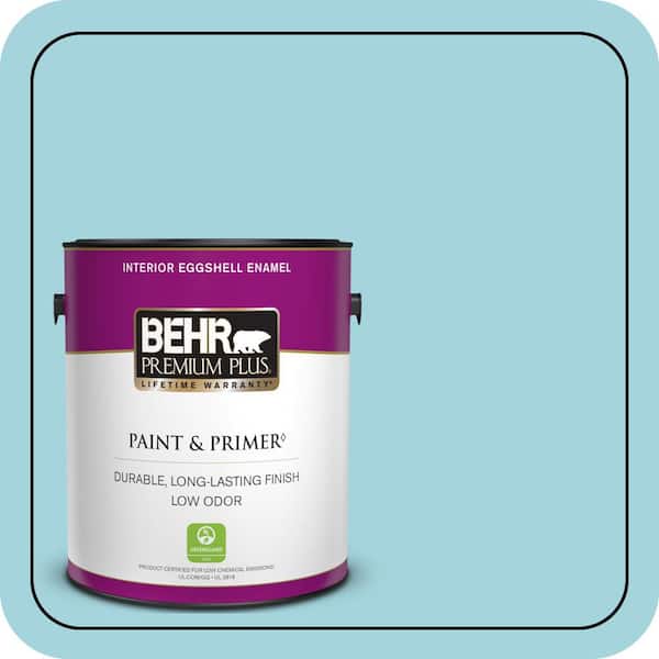 BEHR PREMIUM PLUS 1 gal. #M470-3 Midwinter Mist Eggshell Enamel Low Odor Interior Paint & Primer