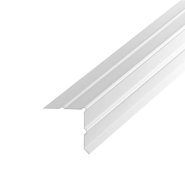 Amerimax Home Products C3 x 10 ft. White Galvanized Steel Drip Edge Flashing