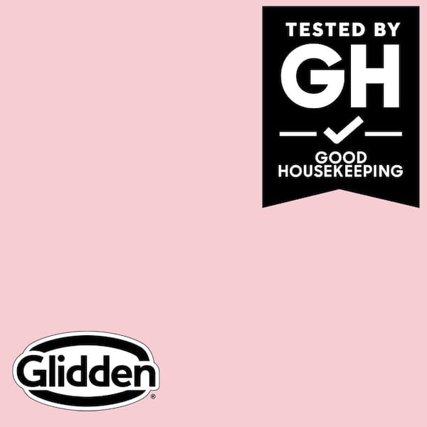 Glidden Premium 1 qt. PPG1184-2 Pleasing Pink Semi-Gloss Interior Latex Paint