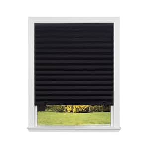 Cut-to-Size Black Cordless Blackout Privacy Temporary Shades 36 in. W x 72 (4-Pack)
