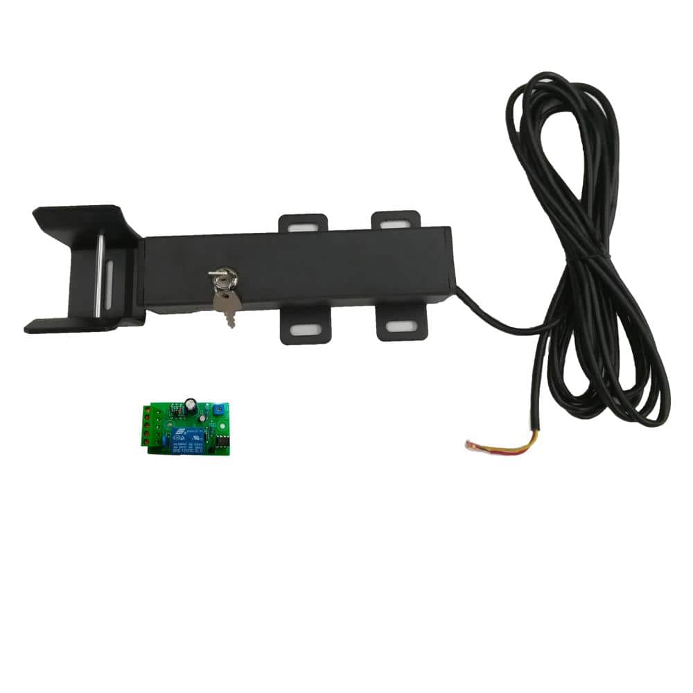 Black Electric Lock for Swing Gate Opener with Keys