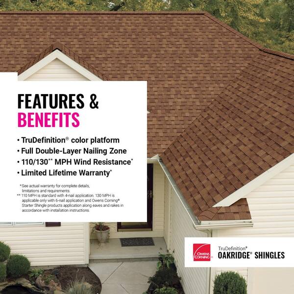 Shop Owens Corning TruDefinition® Oakridge® Shingles - Budget Roofing Supply