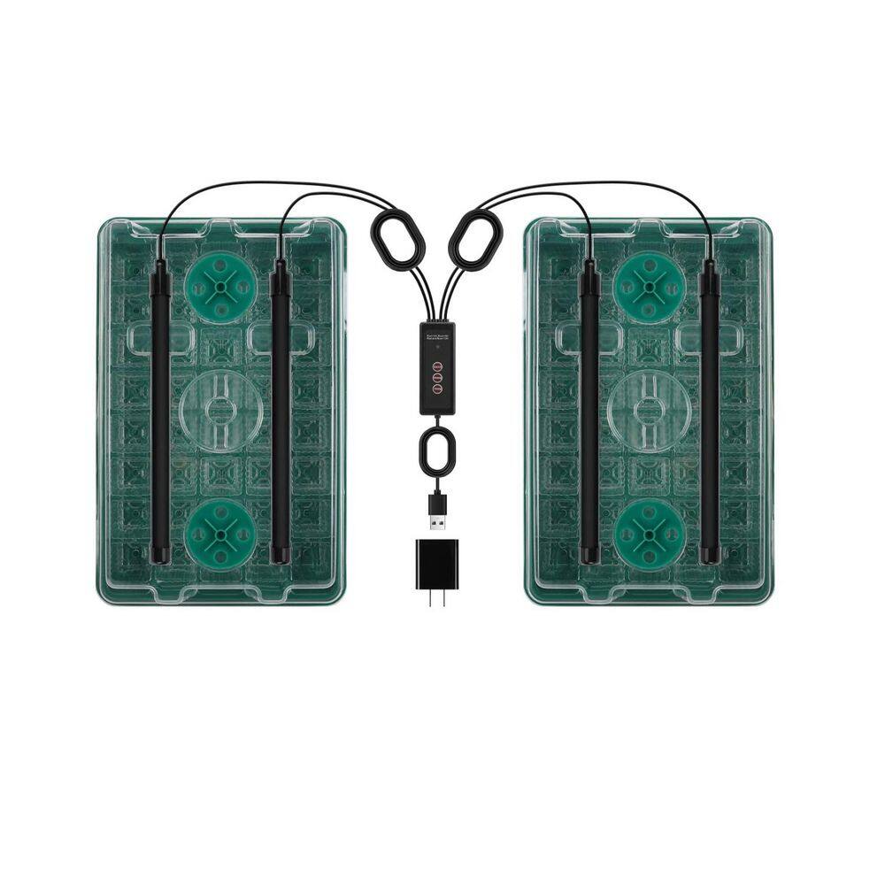 2 Pack 80 Cells Seed Starter Tray with Grow Light price history on PriceWatchPro