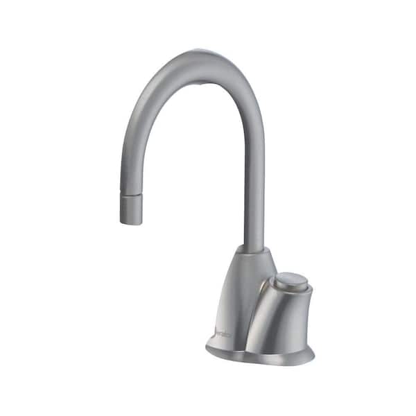 InSinkErator Invite HOT100 Series Instant Hot Water Dispenser with 1-Handle  6.25 in. Faucet in Satin Nickel H-HOT100SN-SS - The Home Depot