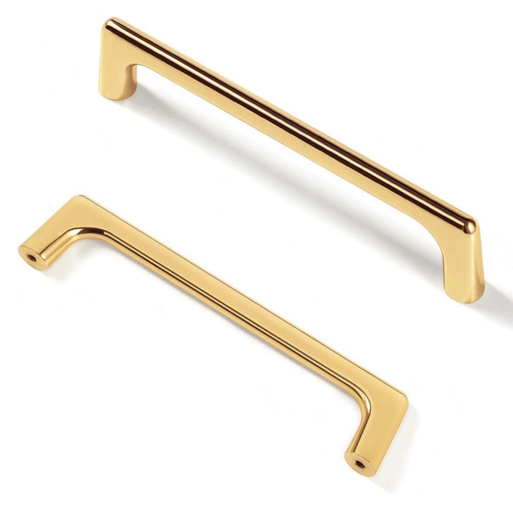 12-Pack 5 in. (128mm) Modern Luxurious Polished Gold Zinc Alloy Drawer Bar Pulls price history on PriceWatchPro