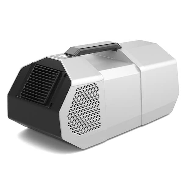 1500BTU Portable Tent Air Conditioner Cools 50 sq. ft. for Truck Van Outdoor Camping Small Rooms with Dual Hoses in Gray