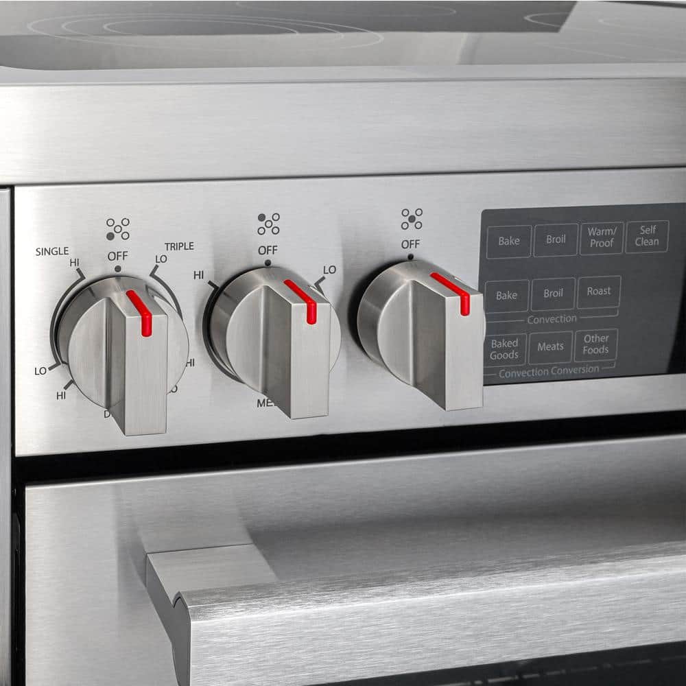 Cosmo 30" Stainless Steel Electric Range with Convection Oven